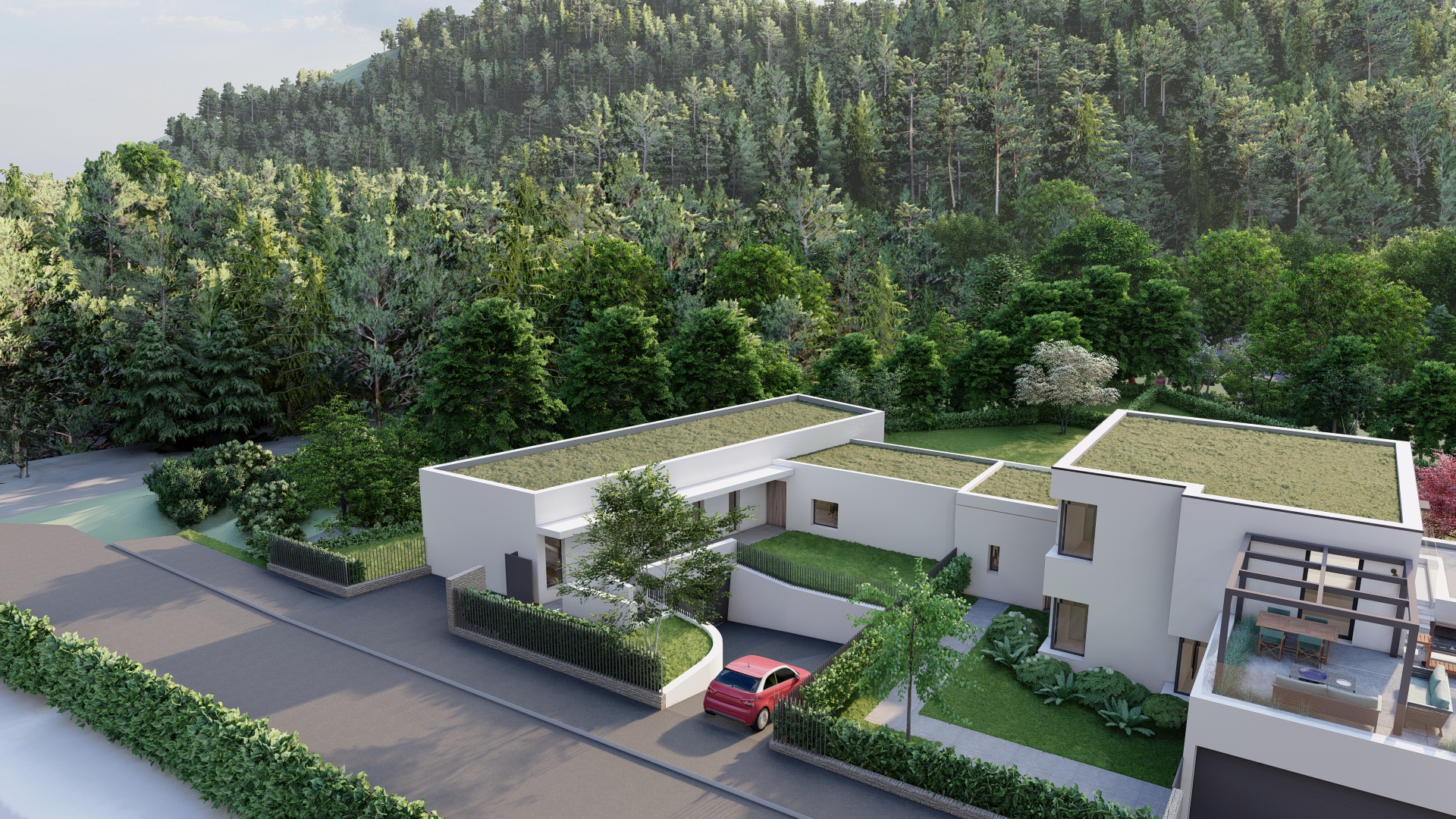 Villa 5 dall’alto